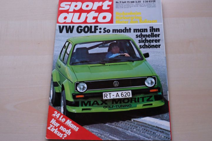 Deckblatt Sport Auto (07/1975)